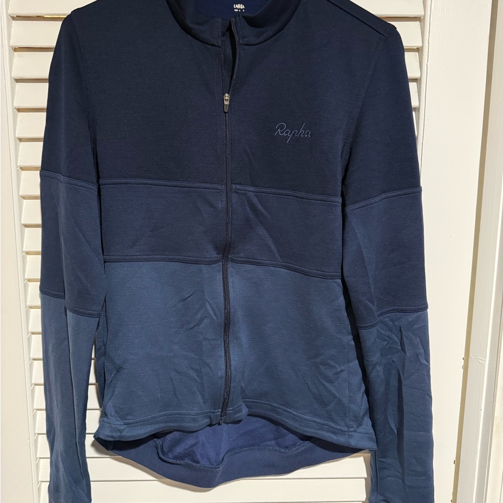 Rapha Tricolour Jersey in Deep Blue